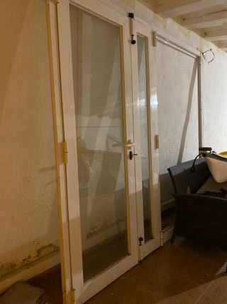 Puerta aluminio local comercial