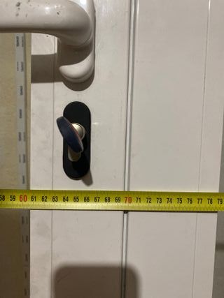 Puerta aluminio local comercial