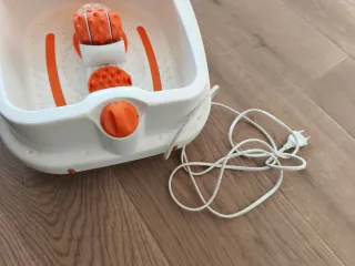 Masajeador de pies eléctrico naranja