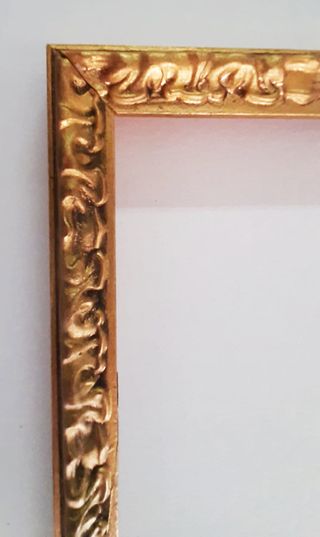 Cornice in oro antica modello barocco cm. 15x20