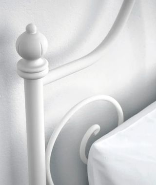 Cama Matrimonial Metálica Blanca