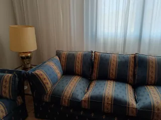 Sofá 204cm + Sofá 150cm + Mesa + Lámpara