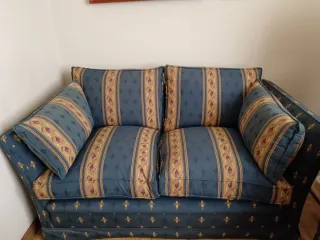 Sofá 204cm + Sofá 150cm + Mesa + Lámpara