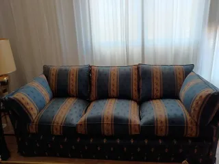 Sofá 204cm + Sofá 150cm + Mesa + Lámpara