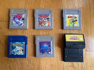Nintendo Game Boy Blanco + 6 Juegos