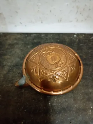 LIQUIDACIÓN 2026 Cenicero de cobre pequeño decorad