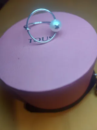 Anillo Tous Plata Perla