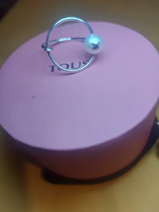 Anillo Tous Plata Perla