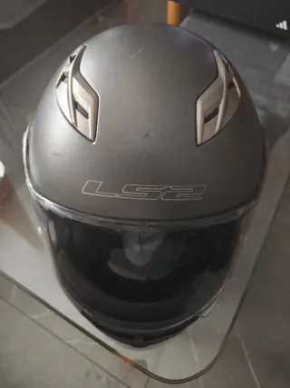 Casco Moto LS2 Modular Gris