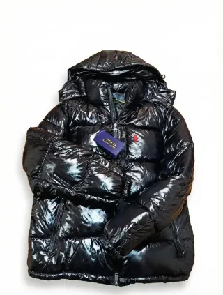 Casaco Polo Ralph Lauren Preto Brilho Gorham