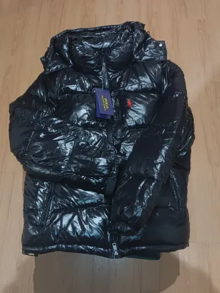 Casaco Polo Ralph Lauren Preto Brilho Gorham