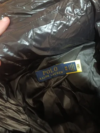 Casaco Polo Ralph Lauren Preto Brilho Gorham