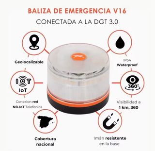 Baliza V16 Conectada DGT Homologada