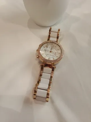 Reloj Michael Kors Dorado y Blanco