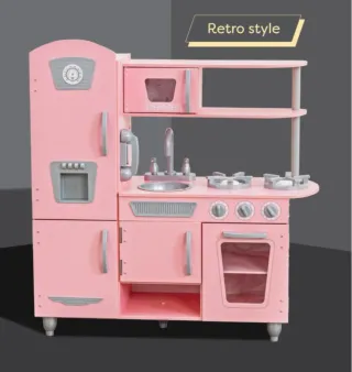 Cocina de Juguete Rosa