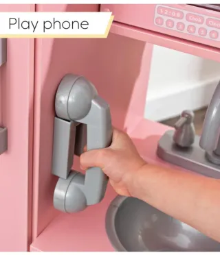 Cocina de Juguete Rosa