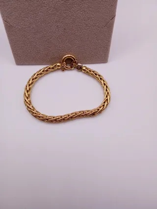 Pulsera Oro 18k Trenzado
