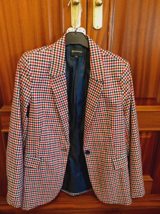 Americana cuadros Stradivarius Talla M