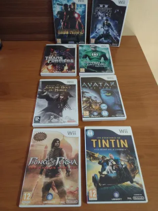 Juegos Wii: Iron Man, Star Wars, Tintin y más 5€/u