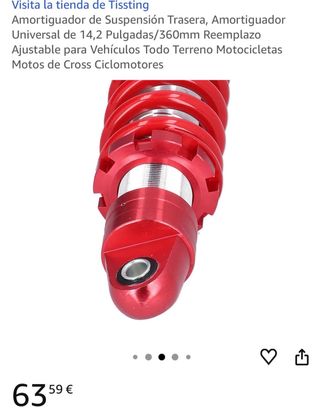 Amortiguador Suspensión Trasera