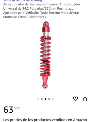 Amortiguador Suspensión Trasera