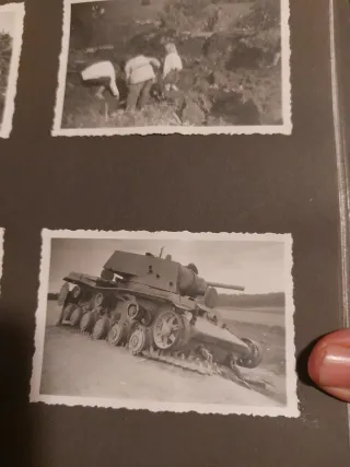 Álbum soldado alemán II Guerra Mundial tanque