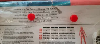 Disfraz Auténtico 70s Chic Talla M