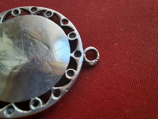 Medalla antigua de plata 800 Inmaculada Concepción