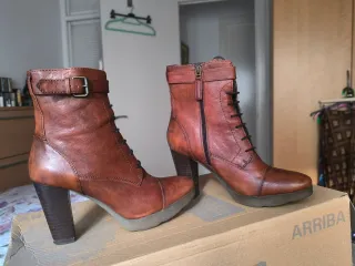 Botines Bruno Premi Piel Marrón Talla 38