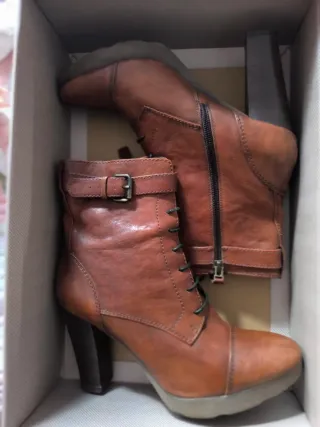 Botines Bruno Premi Piel Marrón Talla 38