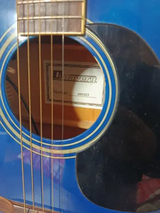 Guitarra Dimavery azul