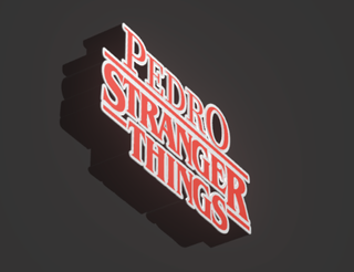 Nombre personalizado Stranger Things