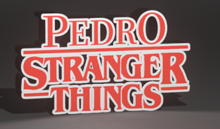 Nombre personalizado Stranger Things