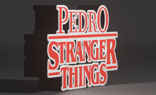 Nombre personalizado Stranger Things