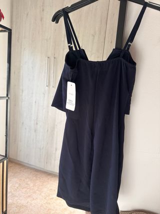 Vestido azul con etiqueta