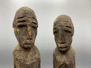 Pareja Figuras Lobi Burkina Faso