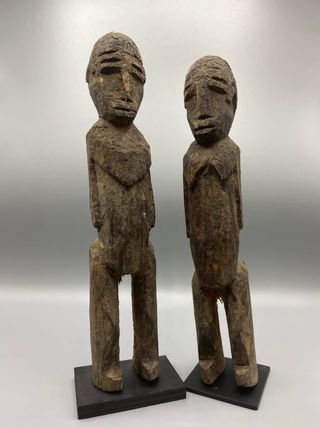 Pareja Figuras Lobi Burkina Faso