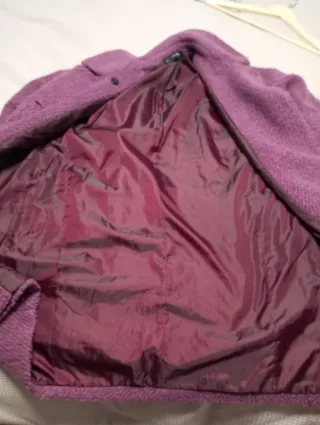 Abrigo mujer fucsia Sfera