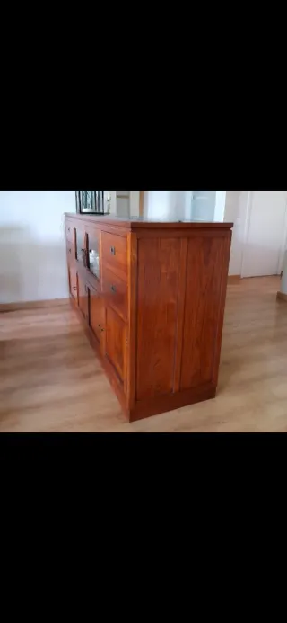 Aparador madera maciza colonial artesanal – Único