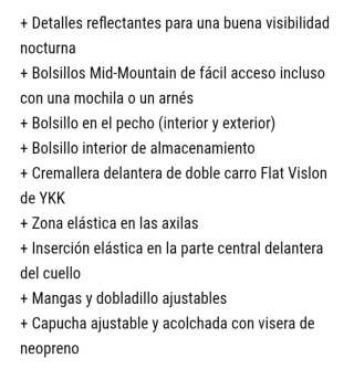 Chaqueta La Sportiva Azul Talla L