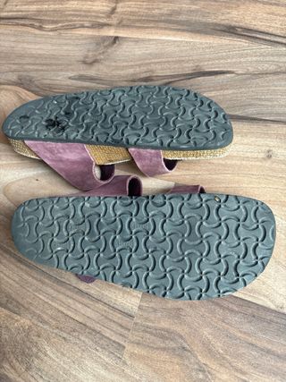 Sandalias Dippner Talla 40 berenjena