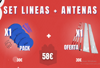 Set de Antenas Voley Playa Divisibles