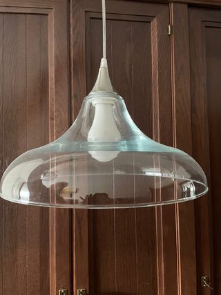 Lámpara colgante de cristal