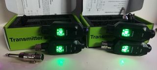 x2 DISPOSITIVOS INALÁMBRICOS WIRELESS MICRÓFONO