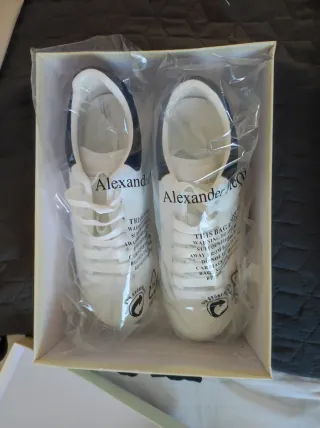 Alexander McQueen Zapatillas Blancas y Negras