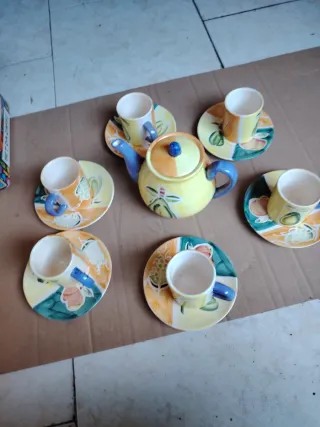 Set da caffè in ceramica