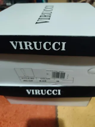 Botas de tacón Virucci negras talla 38