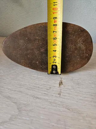 Plancha antigua de hierro