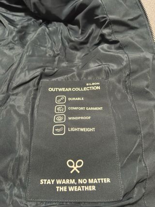 Plumífero largo acolchado Silbon Talla S