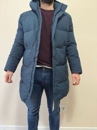 Plumífero largo acolchado Silbon Talla S